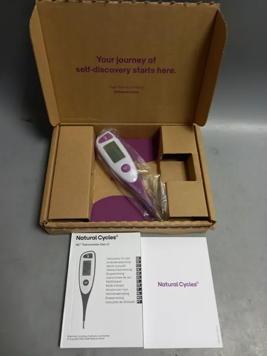 BOXED NATURAL CYCLES THERMOMETER FOR PREGNANCY AND CONTRACEPTION