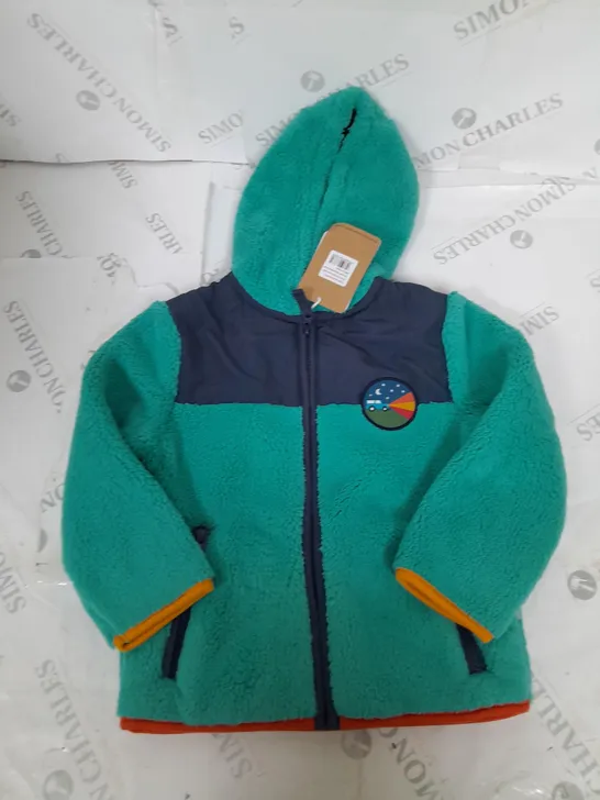 FRUGI THEO TED FLEECE JACKET SIZE 3-4 YEARS