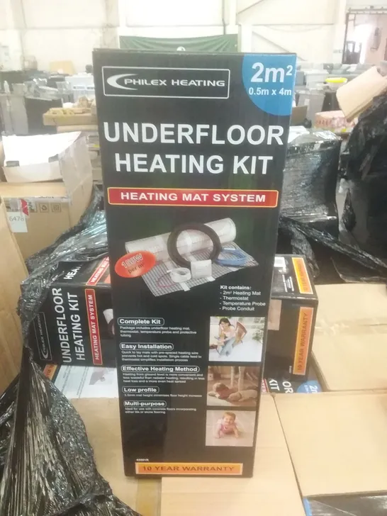 PALLET OF ASSORTED UNDERFLOOR HEATING KITS