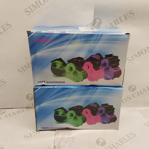 BOX OF 2X BRAND NEW TAPE DISPENSERS 