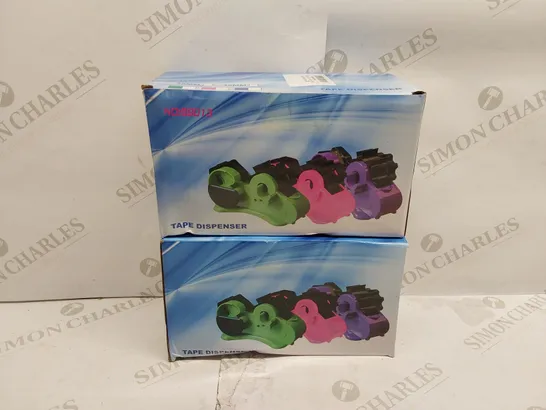 BOX OF 2X BRAND NEW TAPE DISPENSERS 