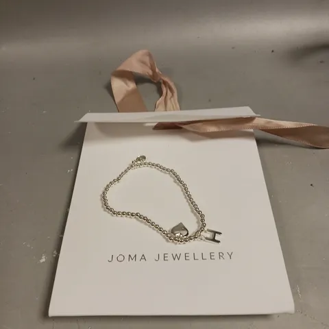 JOMA JEWELLERY PERSONALISED 'H' BRACELET 