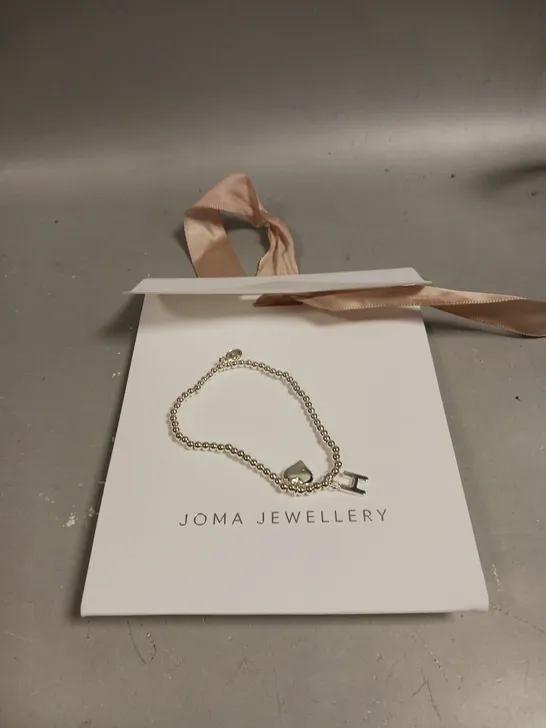 JOMA JEWELLERY PERSONALISED 'H' BRACELET 