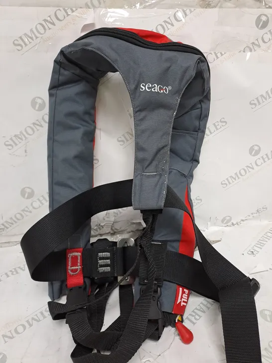 SEAGO ACTIVE 190N LIFEJACKET IN RED & GREY