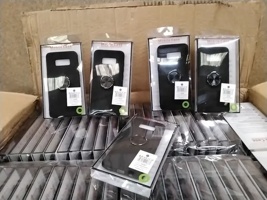 LOT CONTAINING APPROXIMATELY 250 BOXED SEALED SAMSUNG S8 CASES IN BLACK