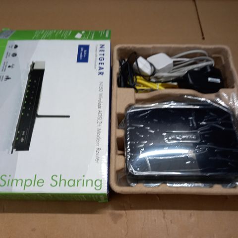 BOXED NETGEAR N150 WIRELESS ADSL2+ MODEM ROUTER