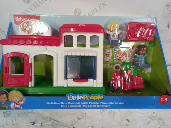 FISHER-PRICE LITTLE PEOPLE - WE DELIVER PIZZA PLACE