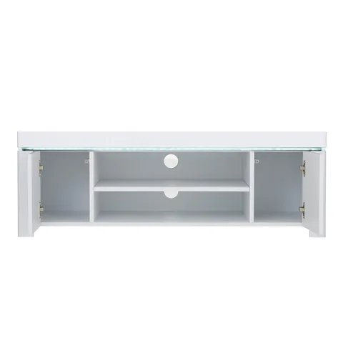 BOXED ATLANTIC CORNER TV UNIT - GREY