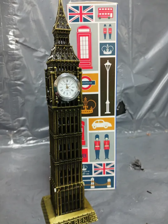 BOX OF APPROX 30 ASSORTED BIG BEN - HOUSEHOLD DECORATION