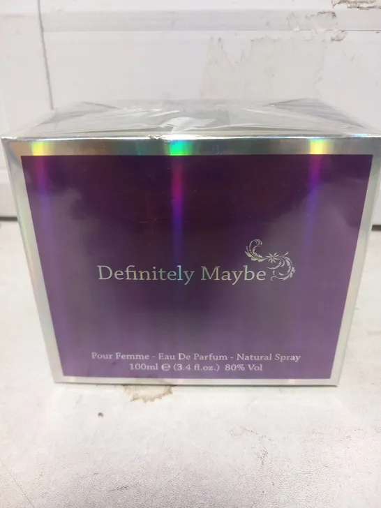 BOXED AND SEALED DEFINITELY MAYBE POUR FEMME EAU DE PARFUM 100ML