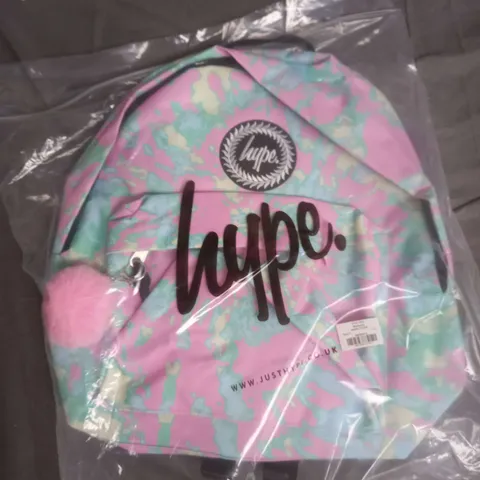 JUSTHYPE BACKPACK IN PASTEL TIE DYE MULTI