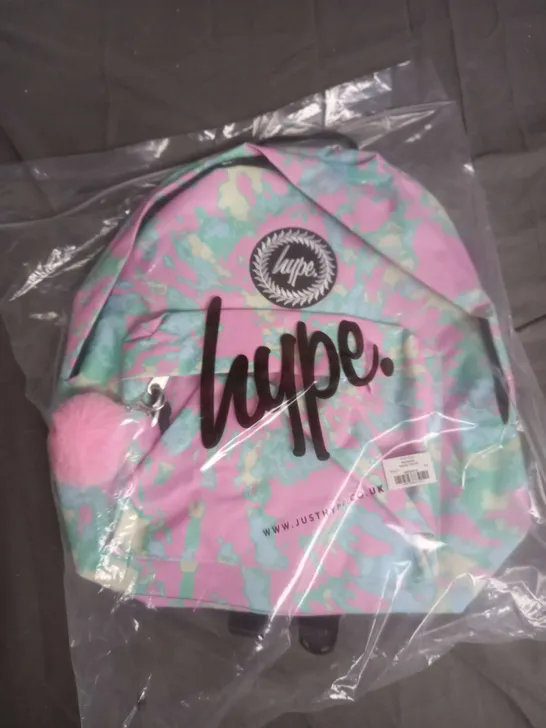 JUSTHYPE BACKPACK IN PASTEL TIE DYE MULTI