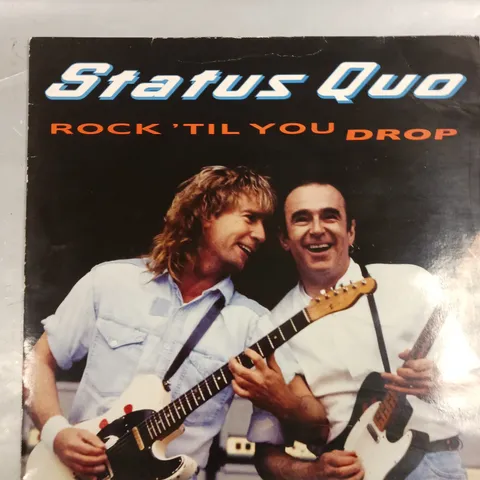 STATUS QUO ROCK 'TIL YOU DROP VINYL 