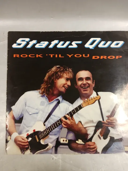 STATUS QUO ROCK 'TIL YOU DROP VINYL 