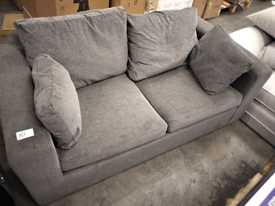 DESIGNER GREY FABRIC METAL ACTION SOFABED 