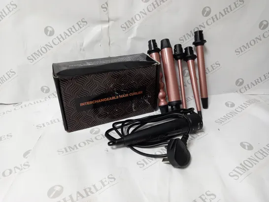 BOXED INTERCHANGEABLE HAIR CURLER 