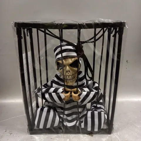 BOXED CAGE GHOST HALLOWEEN DECORATION 