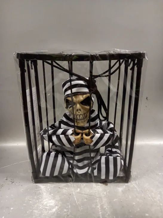 BOXED CAGE GHOST HALLOWEEN DECORATION 