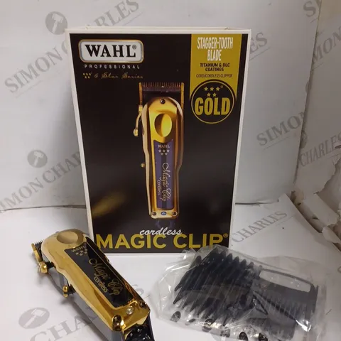 BOXED WAHL CORDLESS MAGIC CLIP GOLD EDITION 