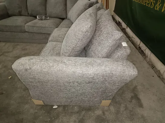 GREY FABRIC CORNER SOFA