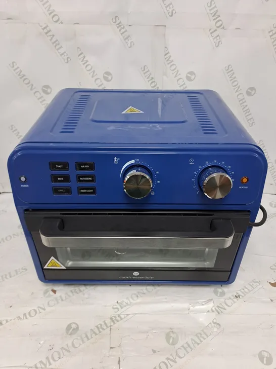 COOK'S ESSENTIAL 21-LITRE AIRFRYER OVEN IN BLUE 