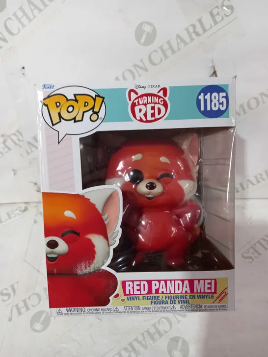 FUNKO POP TURNING RED 1185 RED PANDA MEI VINYL FIGURE 