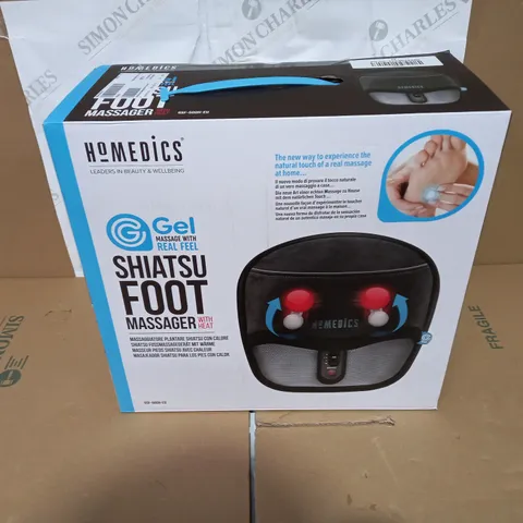 BOXED HOMEDICS SHIATSU FOOT MASSAGER WITH HEAT GSF-500H-EU