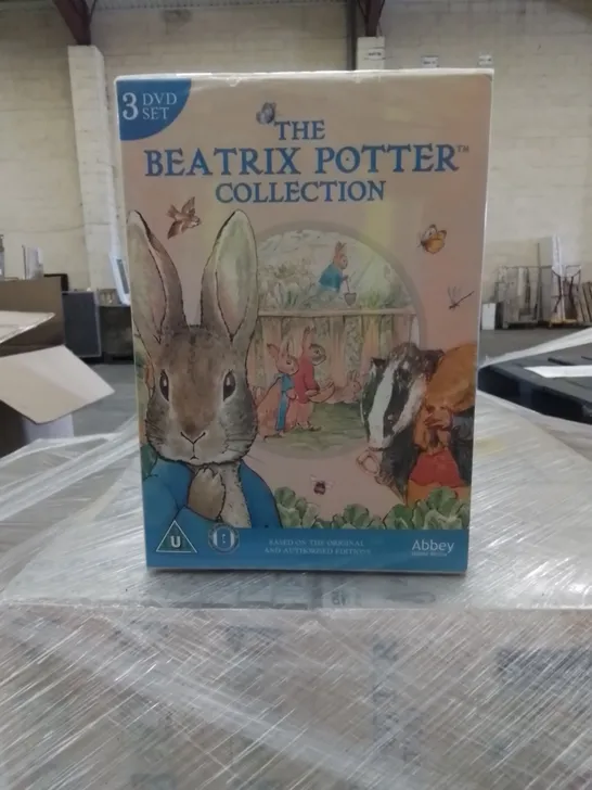 PALLET CONTAINING APPROX 540 X SEALED THE BEATRIX POTTER COLLECTION 3 DVD SETS 