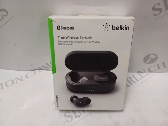 BELKIN TRUE WIRELESS EARBUDS IN BLACK