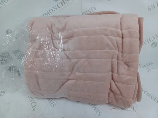 COZEE HOME HEATED BLANKET IN PINK