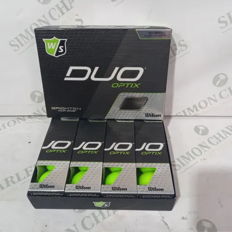 WILSON DUO OPTIX GOLF BALLS