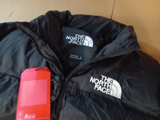 NORTH FACE PADDED BLACK COAT - M