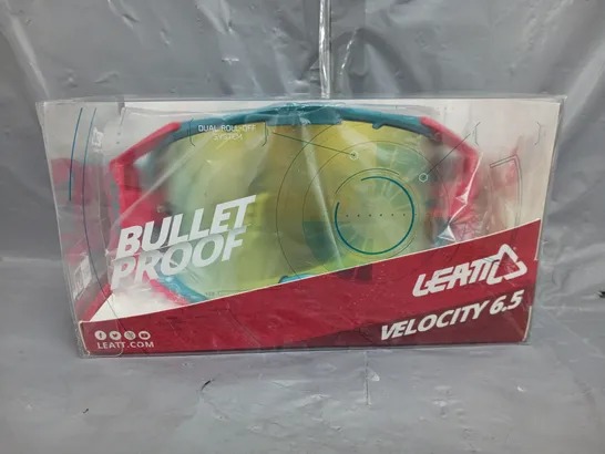  BOXED LEATT VELOCITY 6.5 MOTOCROSS HELMET GOGGLES