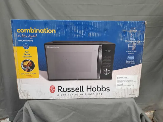 BOXED RUSSEL HOBBS COMBINATION DIGITAL MICROWAVE 23L