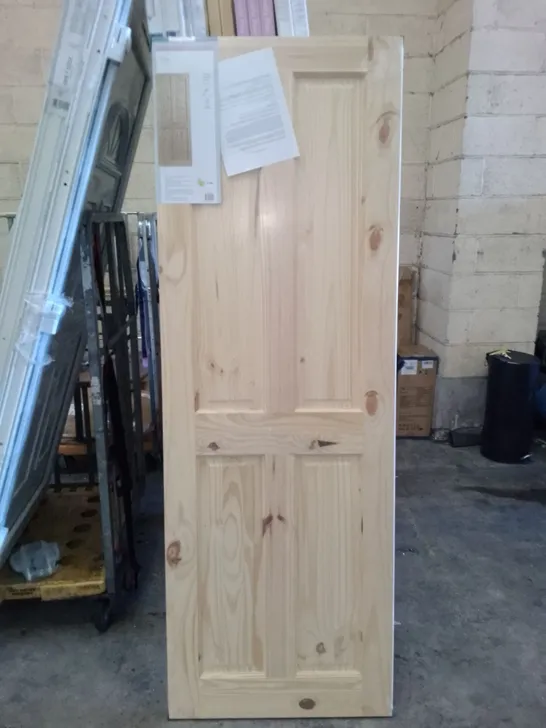 4 PANEL KNOTTY PINE INTERNAL DOOR 1981×686×35MM