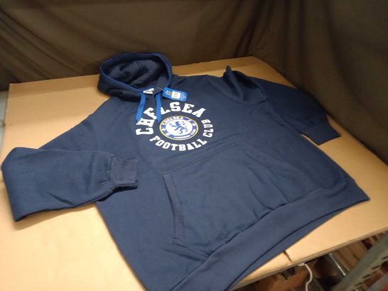 CHELSEA OVER HEAD HOODY IN NAVY - 3XL