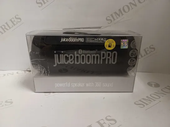 JUICEBOOMPRO PORTABLE BLUETOOTH SPEAKER 