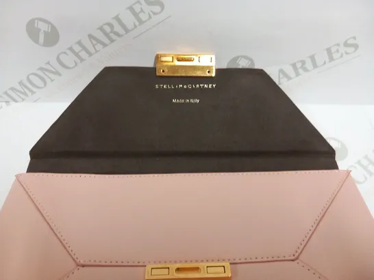 STELLA MCCARTNEY VEGAN LEATHER PALE PINK ENVELOPE BAG