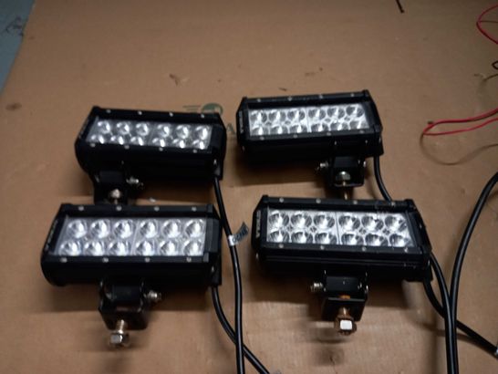 LOT OF 4 WOWLED OUTDOOR LIGHTS