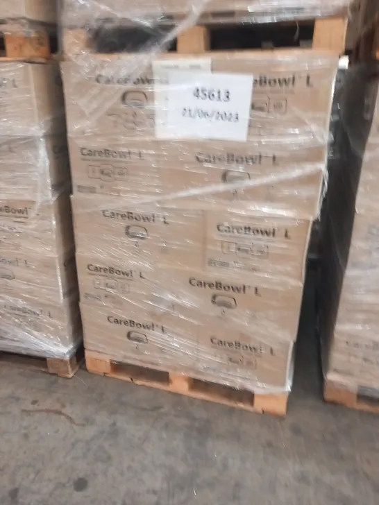 PALLET OF APPROXIMATELY 25 BOXES OF 300 CARE BOWL L KIDNEY BOWLS(APPROXIMATELY  7,500 BOWLS IN TOTAL)