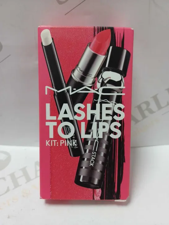 MAC LASHES TO LIPS KIT - PINK 