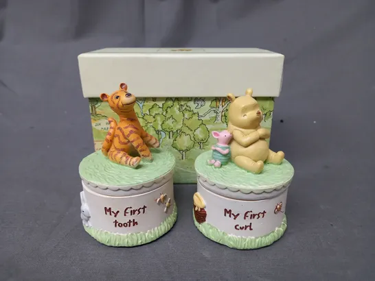 BOXED CLASSIC POOH COLLECTION WINNIE THE POOH BABY MY FIRST KEEPSAKES