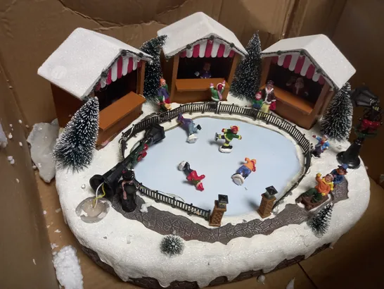 CHRISTMAS CONCEPTS ANIMATED OCE RINK MARKET WITH LED AND SOUND