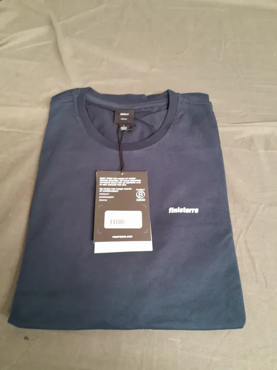 FINISTERRE HARLYN LOGO SS TEE NAVY LARGE 