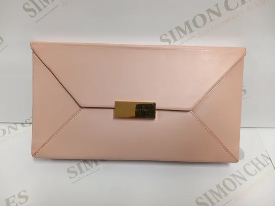 STELLA MCCARTNEY VEGAN LEATHER PALE PINK ENVELOPE BAG