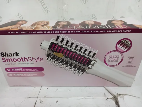 BOXED SHARK SMOOTHSTYLE HOT BRUSH & SMOOTHING COMB