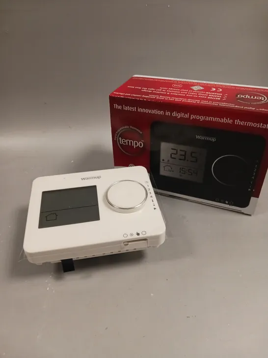 BOXED WARMUP TEMPO DIGITAL PROGRAMMABLE THERMOSTATS 