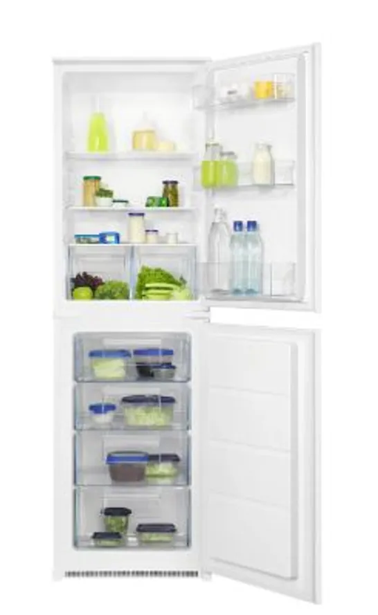 ZANUSSI INTEGRATED 50/50 FRIDGE FREEZER 267L Model ZNFN18FS5 RRP £542