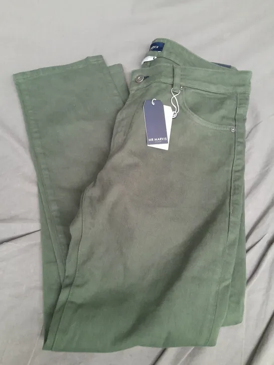 MR MARVIS THE FIVE POCKETS JEANS IN FAIRWAYS GREEN - W33 L30