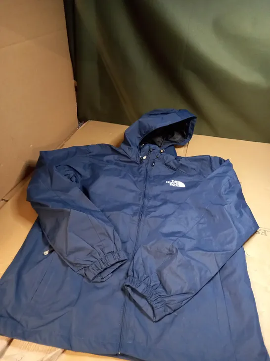 MEDIUM THE NORTH FACE NAVY BLUE WATERPROOF WINDBREAKER 